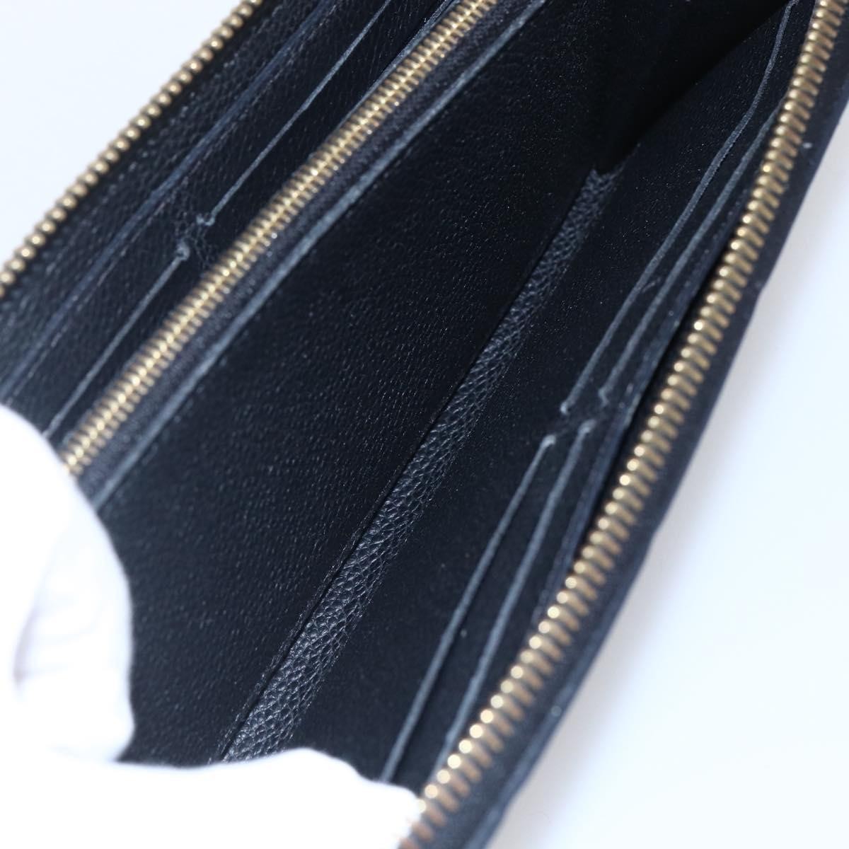Louis Vuitton Portefeuille Zippy Monogramme Empreinte Monogramme Empreinte Black Leather Wallets Accessory (Pre-Owned)