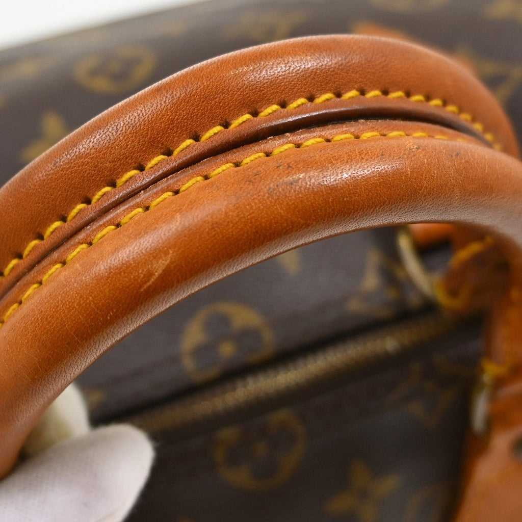 Louis Vuitton Speedy Handbag Monogram Canvas Brown Canvas Handbag (Pre-Owned)