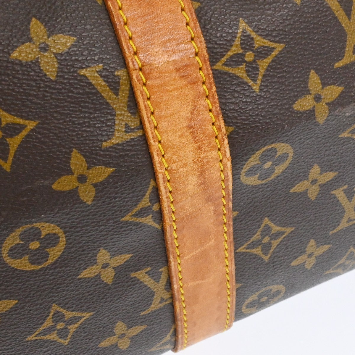 Louis Vuitton Keepall Bag Monogram Canvas Brown Canvas Travel Bag Bag (Pre-Owned)