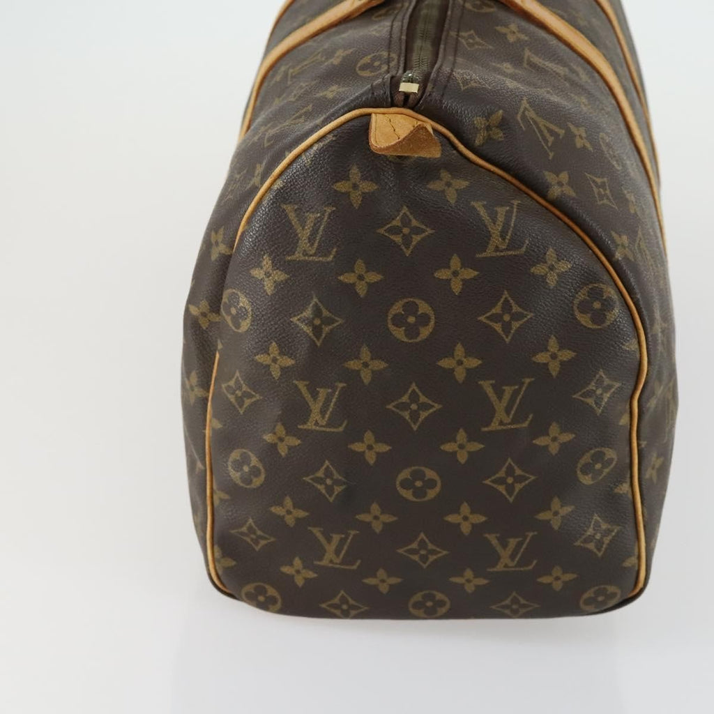 Louis Vuitton Keepall Bag Monogram Canvas Brown Canvas Travel Bag Bag (Pre-Owned)