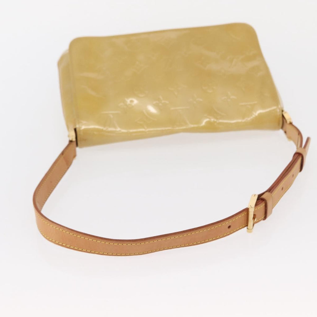 Louis Vuitton Thompson Street Handbag Monogram Vernis Beige Patent_Leather Shoulder Bag Bag (Pre-Owned)