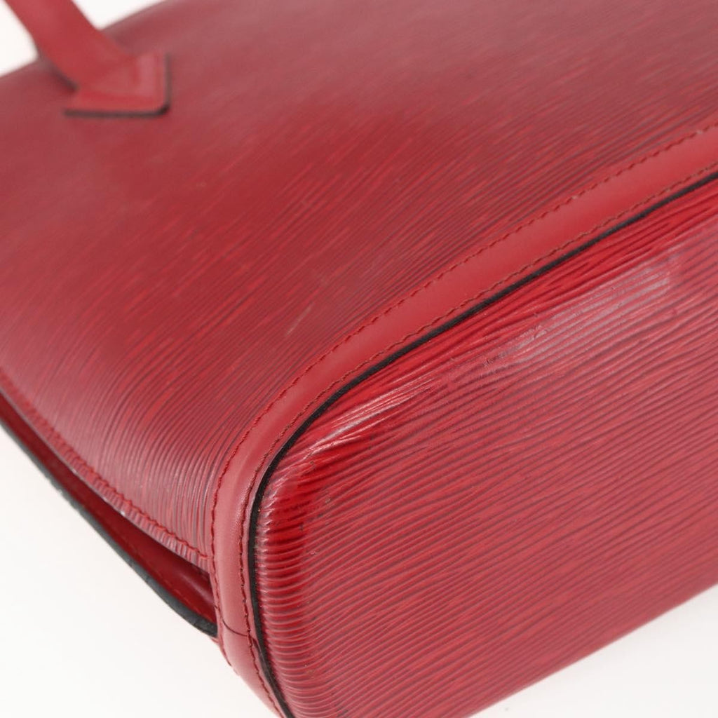 Louis Vuitton Lussac Handbag Epi Leather Red Leather Shoulder Bag Bag (Pre-Owned)