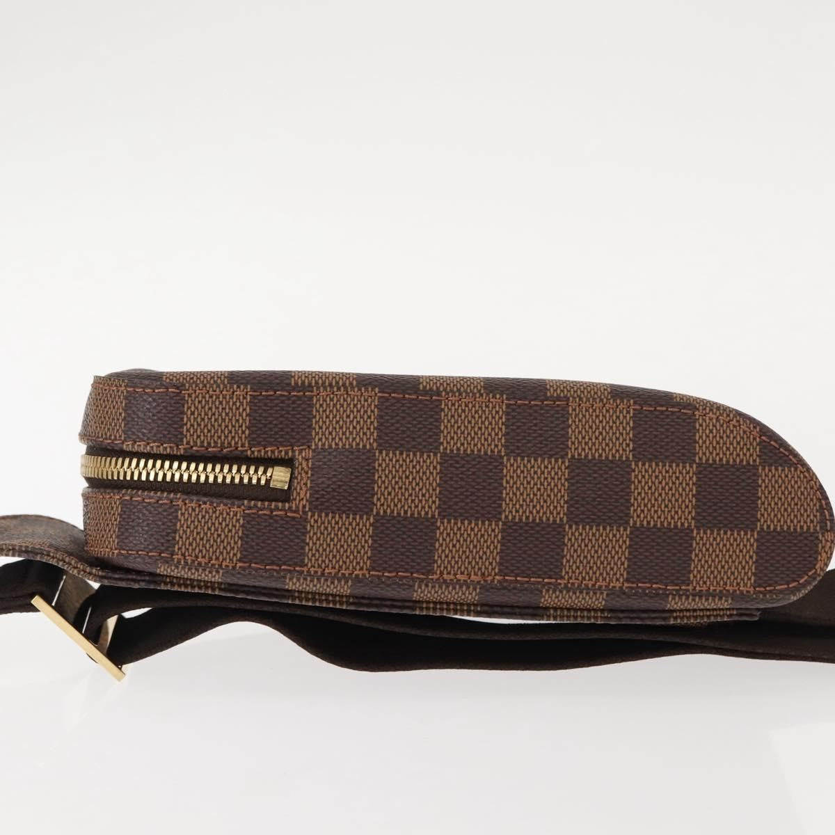 Louis Vuitton Geronimos Waist Bag Damier Brown Canvas Shoulder Bag Bag (Pre-Owned)