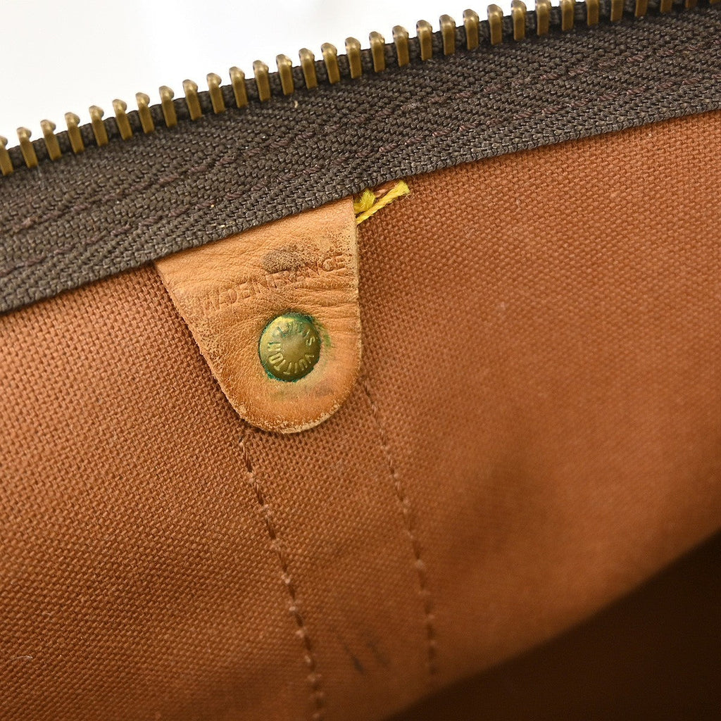 Louis Vuitton Keepall Bag Monogram Canvas Brown Canvas Travel Bag Bag (Pre-Owned)