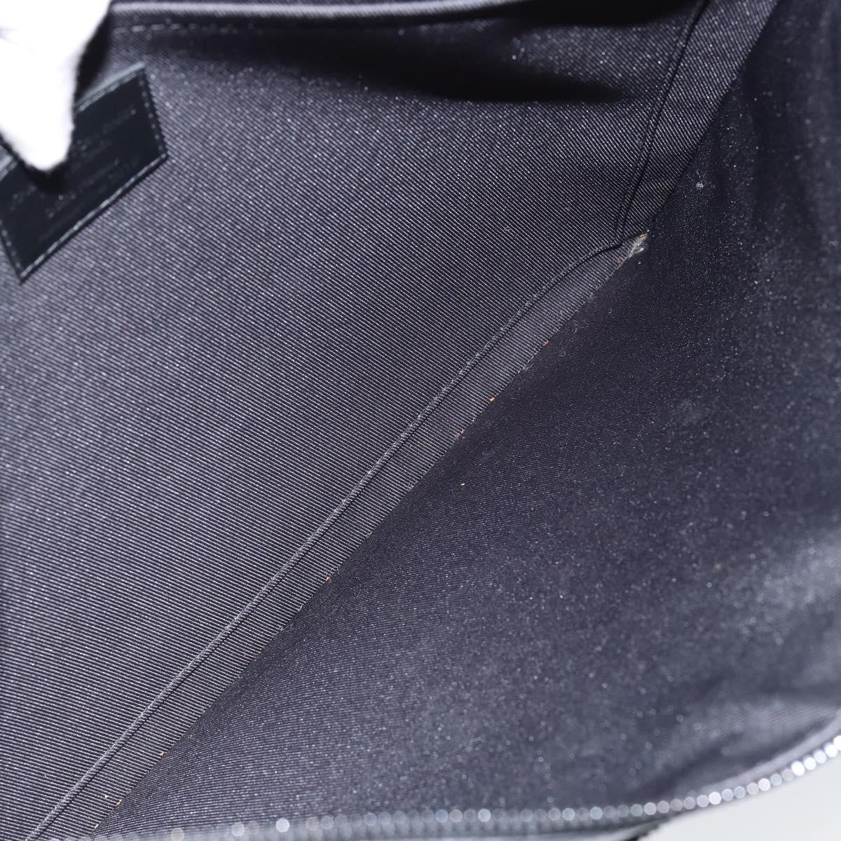 Louis Vuitton Pochette A4 Rainbow Taiga Leather Black Leather Clutche & Pouche Bag (Pre-Owned)