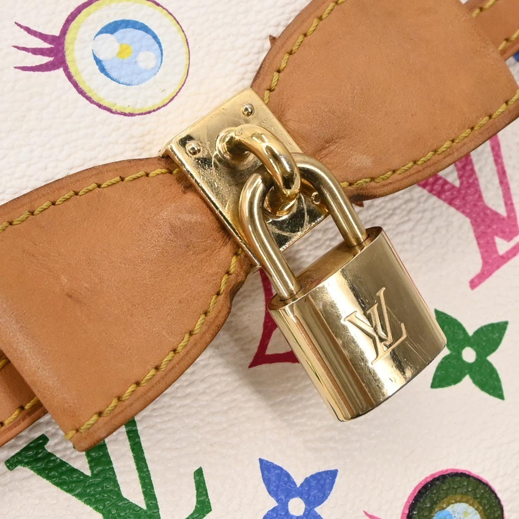Louis Vuitton Eye Miss You Bag Monogram Multicolor White Canvas Clutche & Pouche Bag (Pre-Owned)