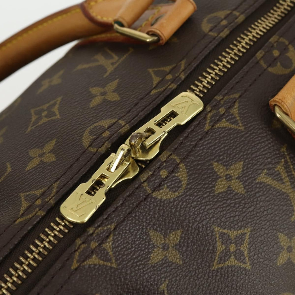 Louis Vuitton Keepall Bag Monogram Canvas Brown Canvas Travel Bag Bag (Pre-Owned)