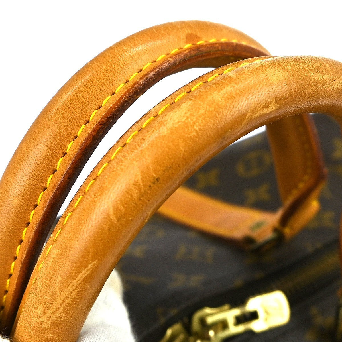 Louis Vuitton Keepall Bag Monogram Canvas Brown Canvas Travel Bag Bag (Pre-Owned)