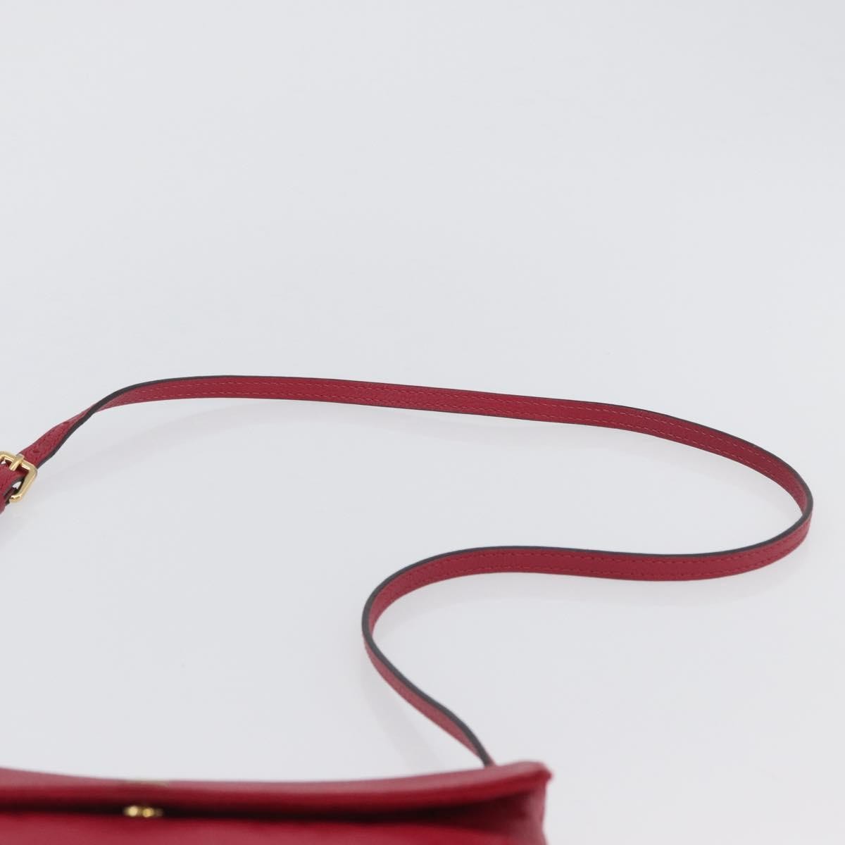 Louis Vuitton Twice Handbag Monogram Empreinte Leather Burgundy Leather Shoulder Bag Bag (Pre-Owned)