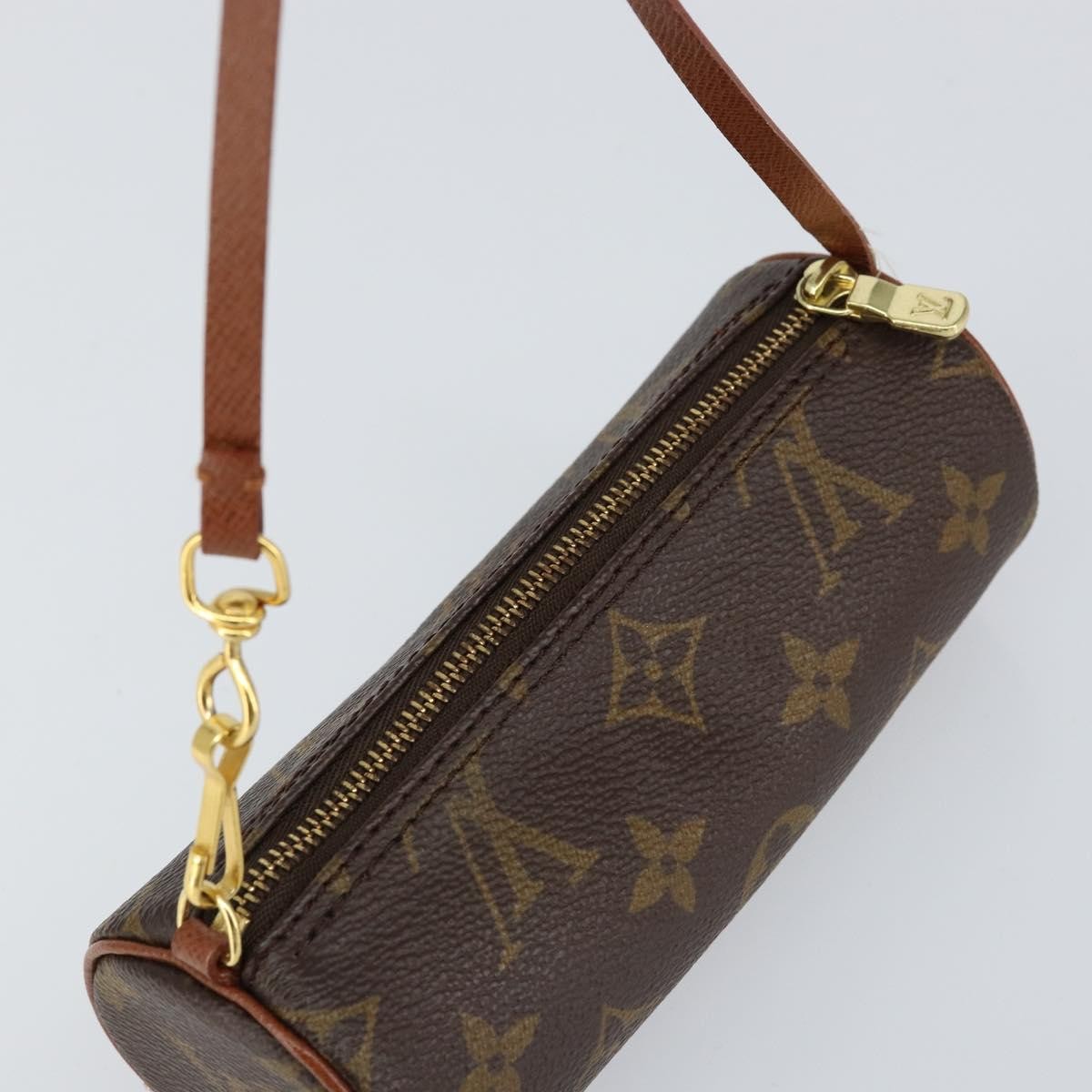 Louis Vuitton Papillon Pochette Monogram Canvas Brown Canvas Clutche & Pouche Bag (Pre-Owned)