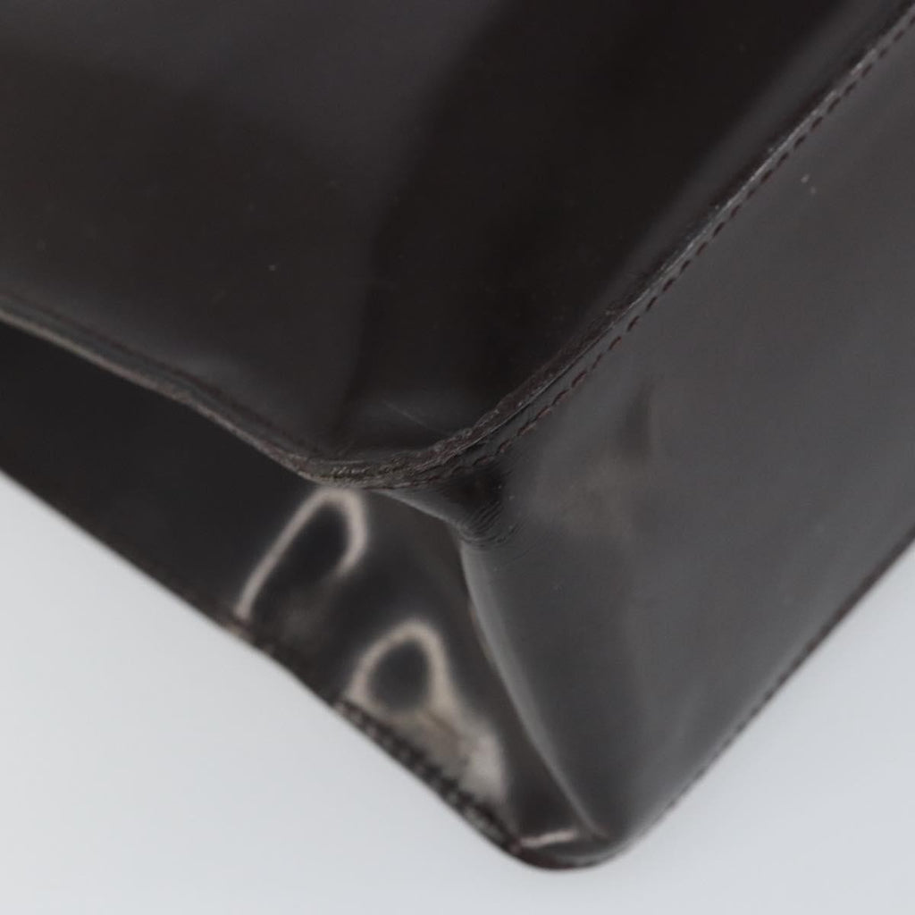 Chanel Vintage Tote Patent Leather Brown Patent_Leather Tote Bag Bag (Pre-Owned)