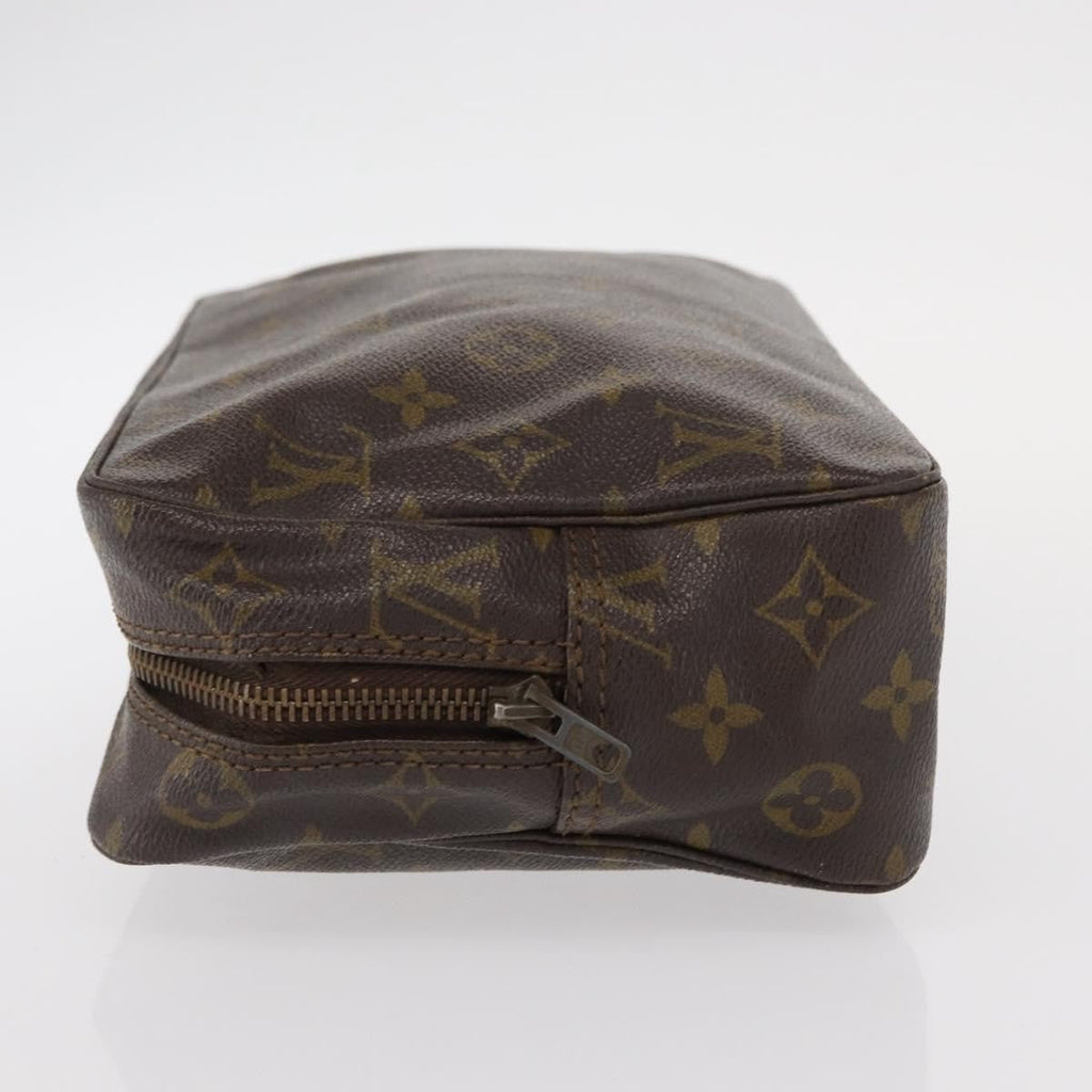 Louis Vuitton Trousse Toiletry Pouch Monogram Canvas Brown Canvas Toiletry Case Accessory (Pre-Owned)