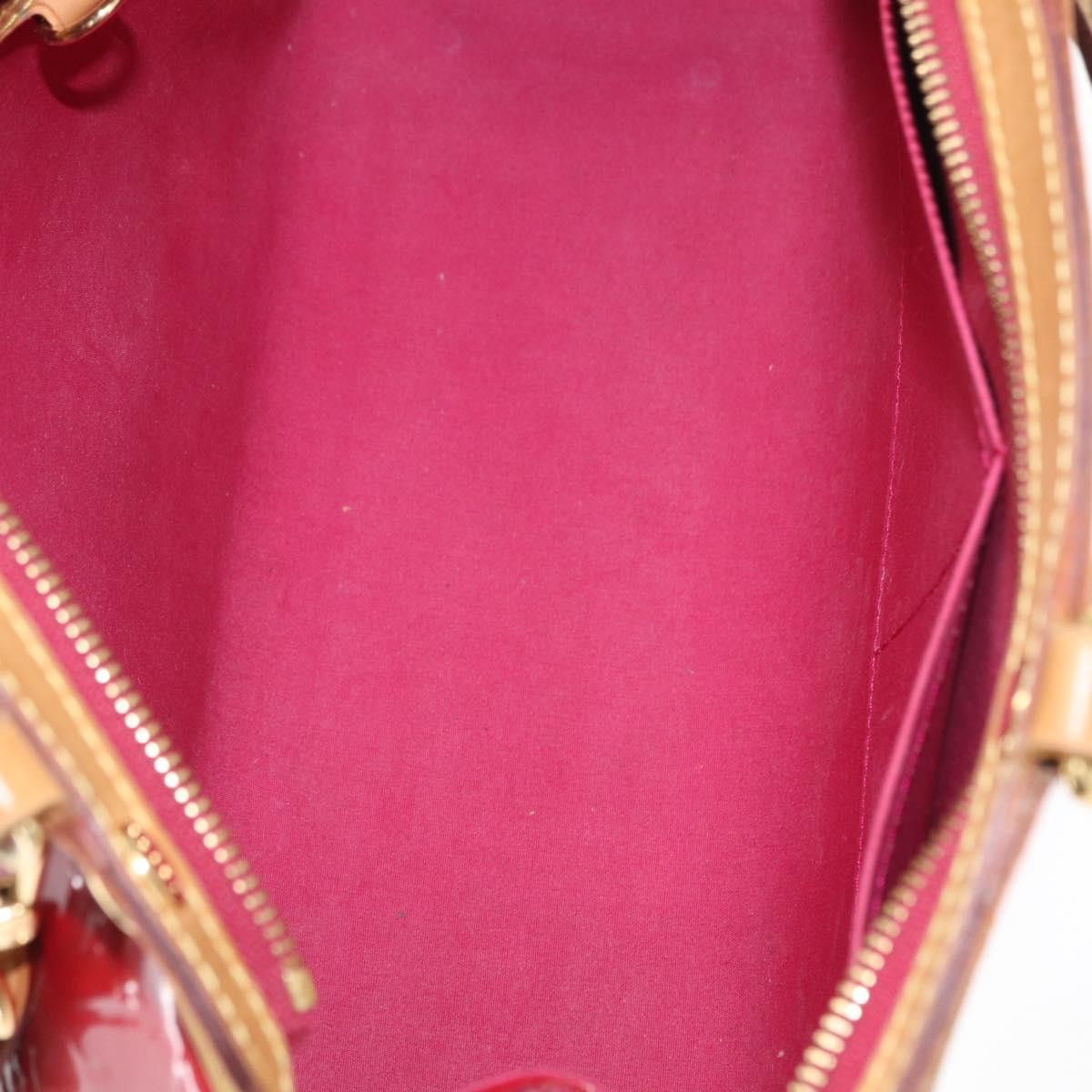 Louis Vuitton Brea Handbag Monogram Vernis Red Patent_Leather Handbag (Pre-Owned)