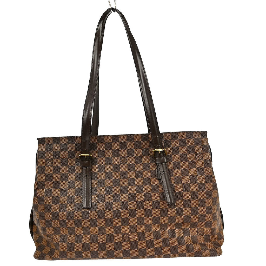 Louis Vuitton Chelsea Handbag Damier Brown Canvas Tote Bag Bag (Pre-Owned)