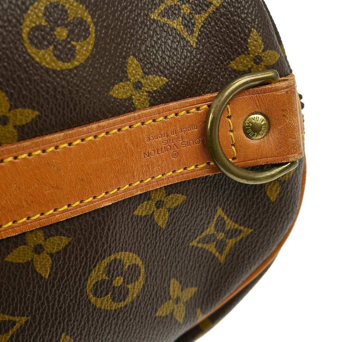 Louis Vuitton Keepall Bandouliere Bag Monogram Canvas Brown Canvas Travel Bag Bag (Pre-Owned)