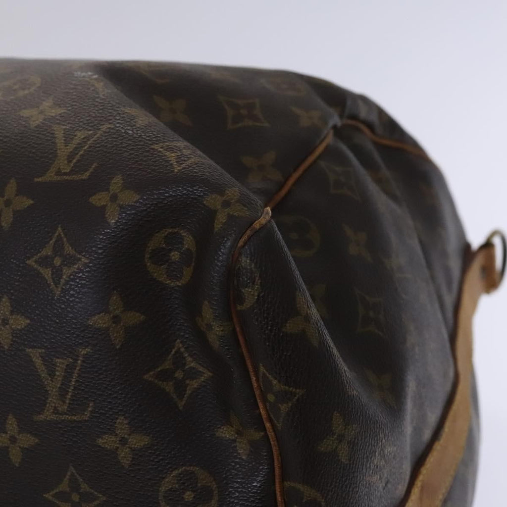 Louis Vuitton Keepall Bandouliere Bag Monogram Canvas Brown Canvas Travel Bag Bag (Pre-Owned)