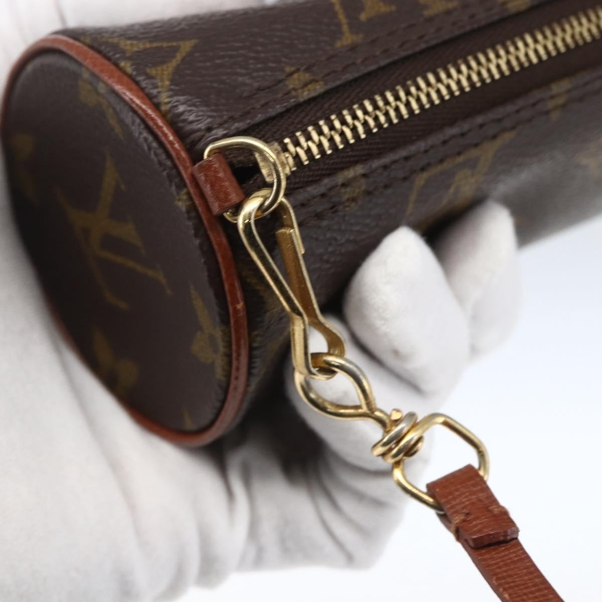 Louis Vuitton Papillon Pochette Monogram Canvas Brown Canvas Clutche & Pouche Bag (Pre-Owned)