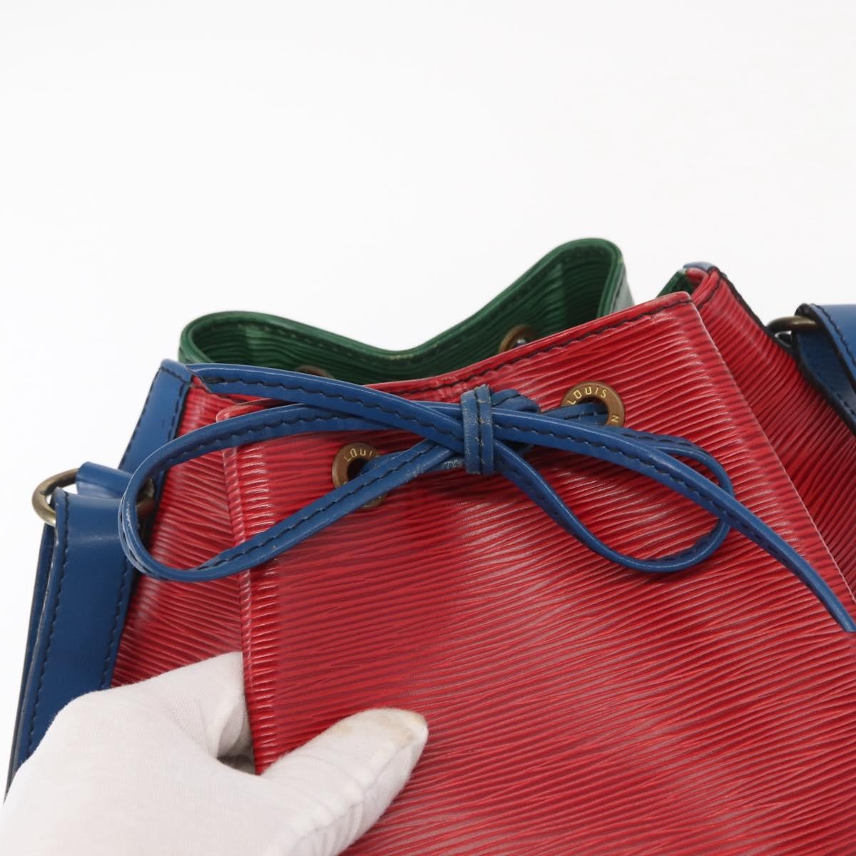 Louis Vuitton Tricolor Petit Noe Nm Handbag Epi Leather Multicolour Leather Shoulder Bag Bag (Pre-Owned)