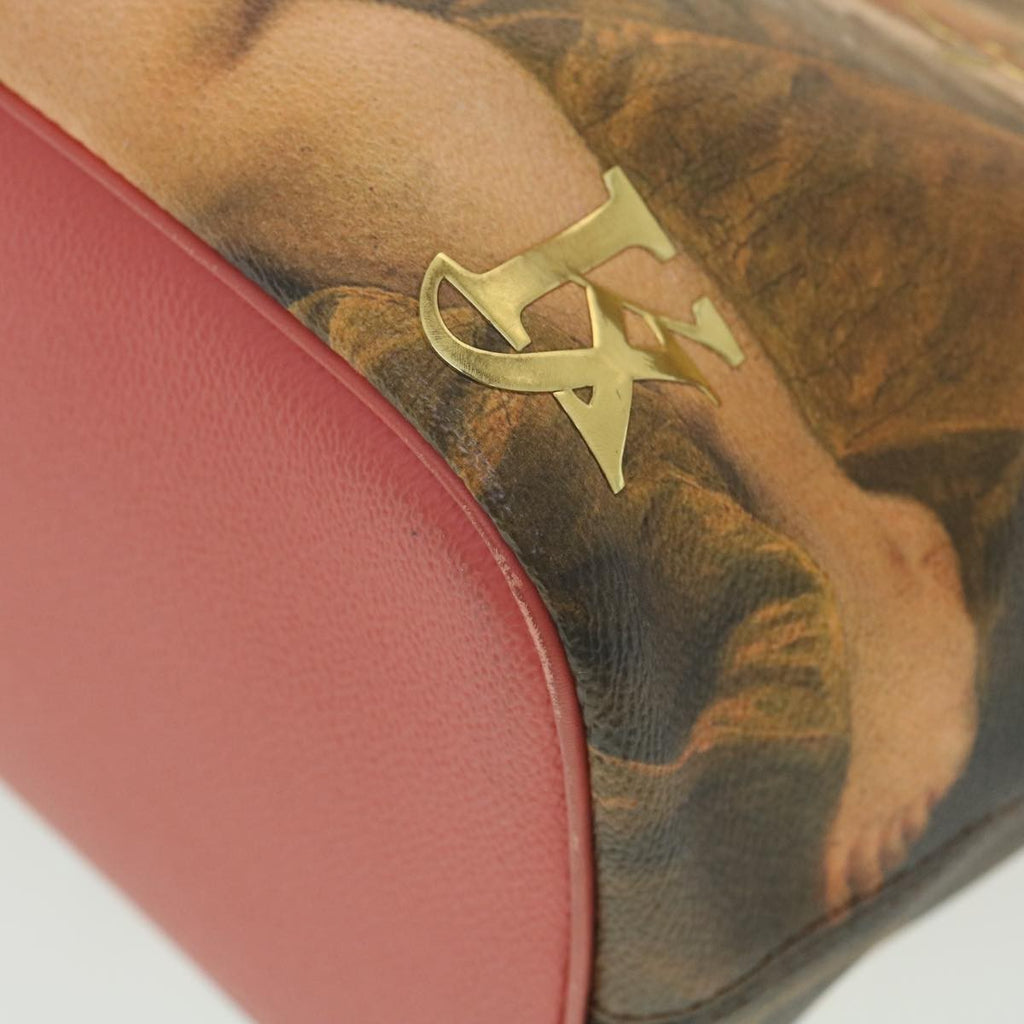 Louis Vuitton Neverfull Nm Tote Limited Edition Jeff Koons Titian Print Canvas Multicolour Canvas Tote Bag Bag (Pre-Owned)