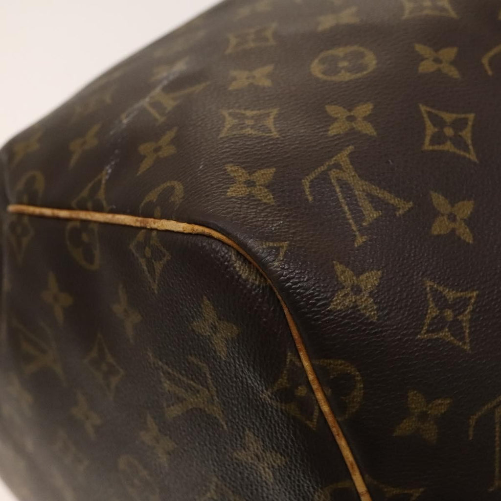 Louis Vuitton Keepall Bag Monogram Canvas Brown Canvas Travel Bag Bag (Pre-Owned)