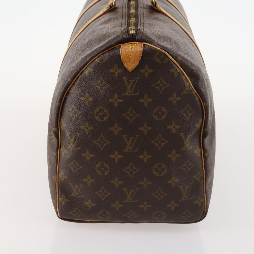 Louis Vuitton Keepall Bag Monogram Canvas Brown Canvas Travel Bag Bag (Pre-Owned)