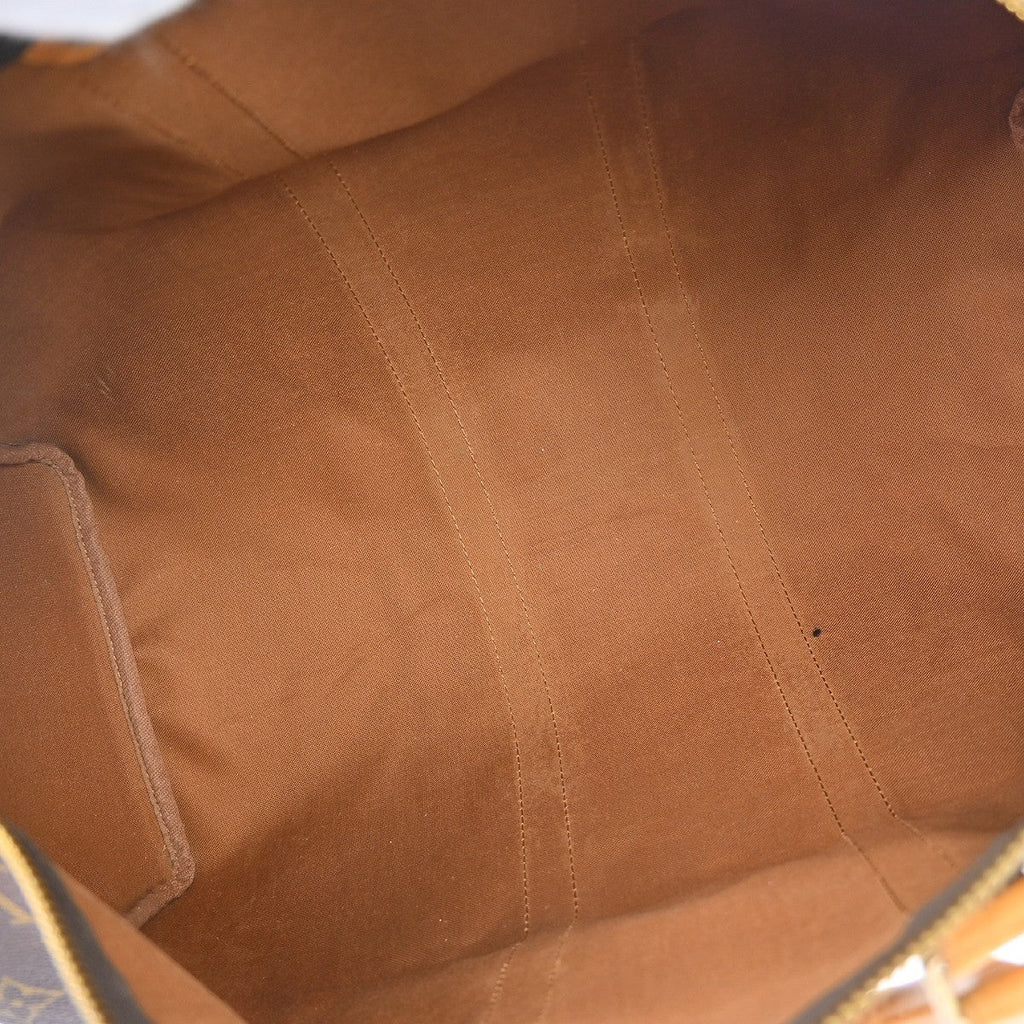 Louis Vuitton Keepall Bag Monogram Canvas Brown Canvas Travel Bag Bag (Pre-Owned)