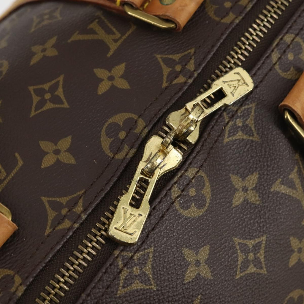 Louis Vuitton Keepall Bag Monogram Canvas Brown Canvas Travel Bag Bag (Pre-Owned)