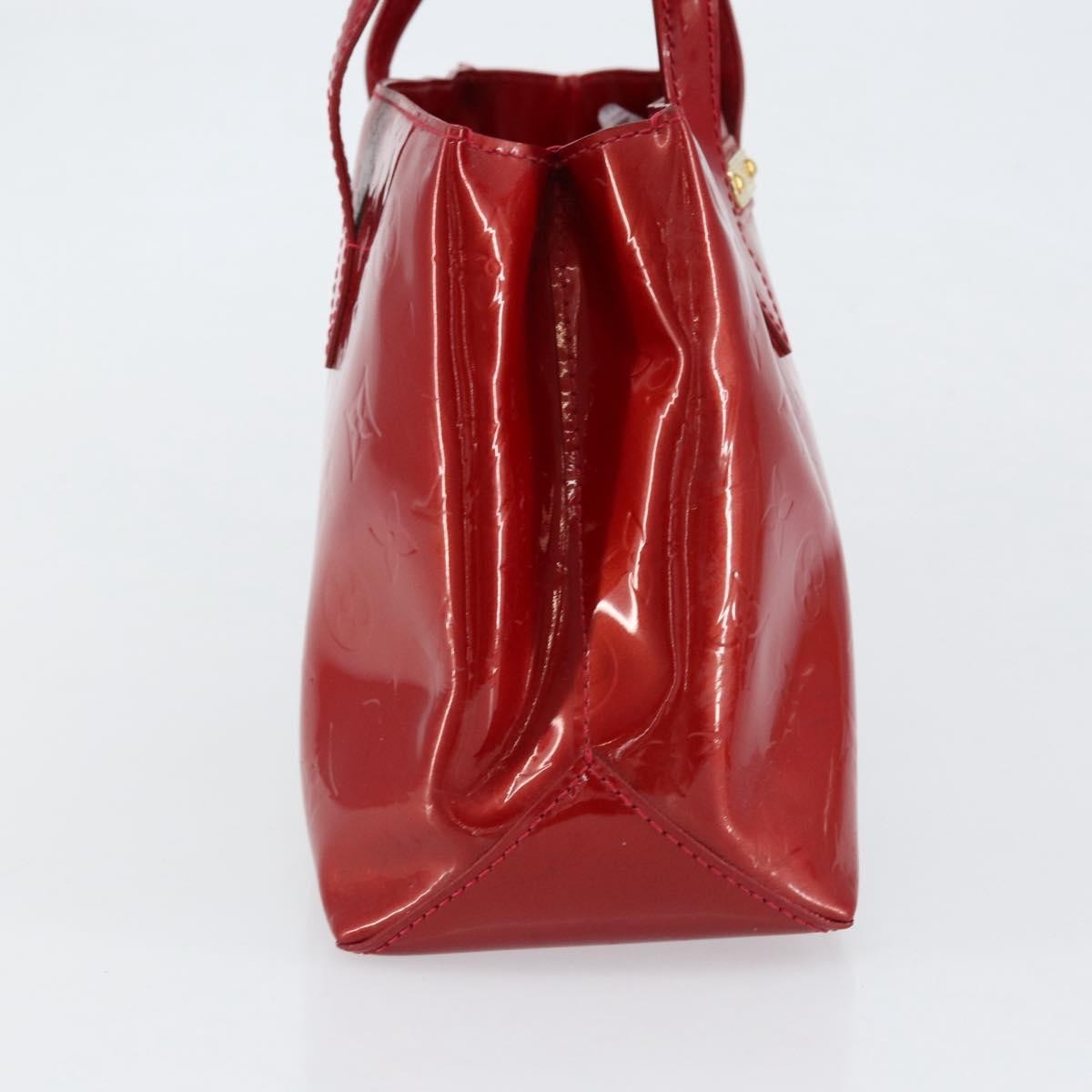 Louis Vuitton Wilshire Handbag Monogram Vernis Red Patent_Leather Handbag (Pre-Owned)