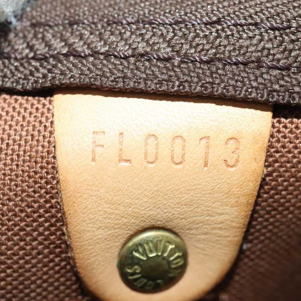 Louis Vuitton Keepall Bag Monogram Canvas Brown Canvas Travel Bag Bag (Pre-Owned)