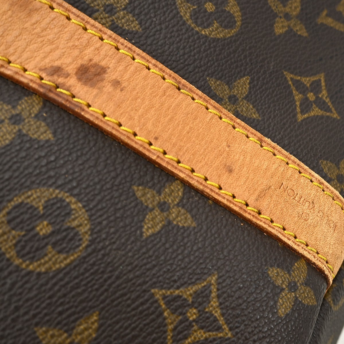 Louis Vuitton Keepall Bandouliere Bag Monogram Canvas Brown Canvas Travel Bag Bag (Pre-Owned)