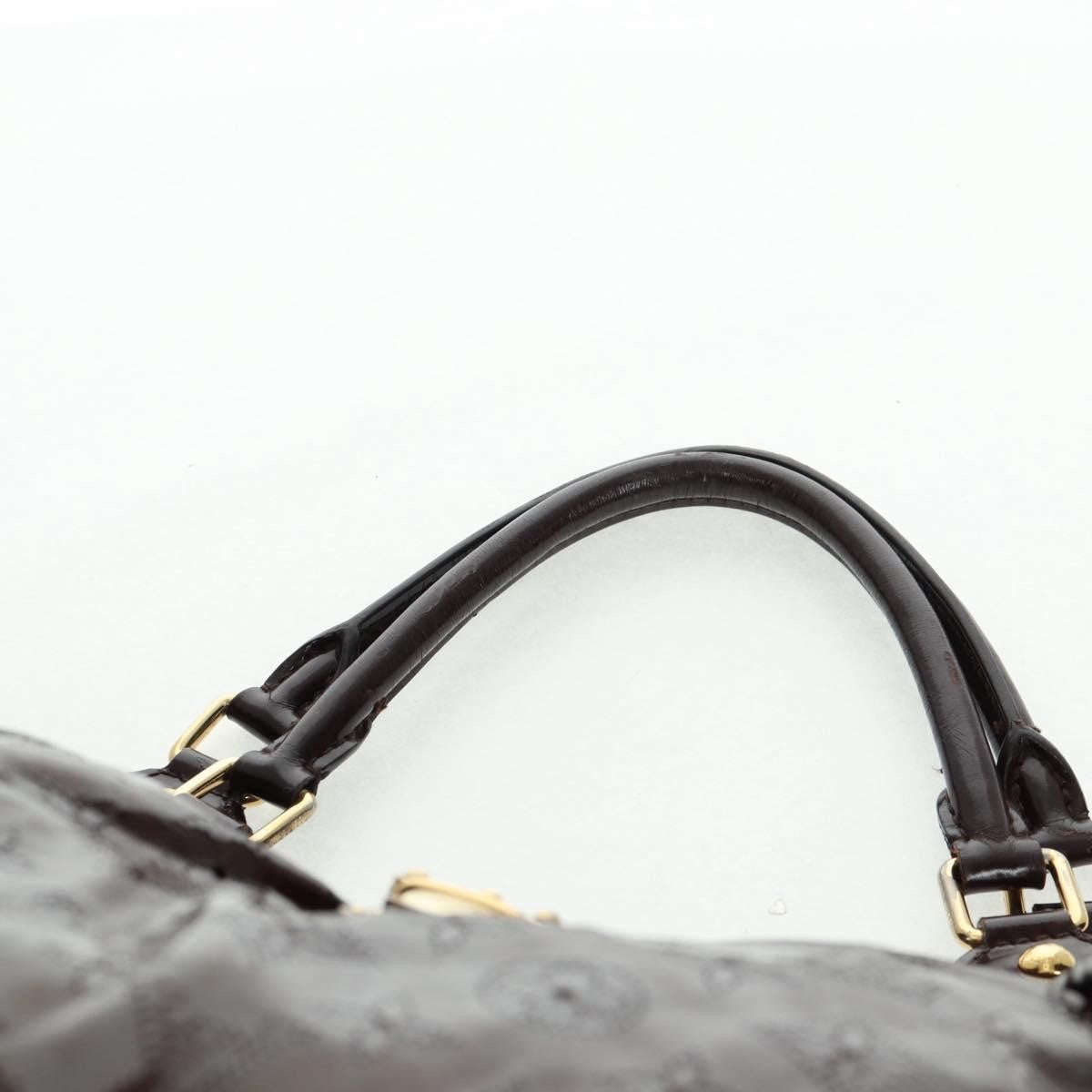 Louis Vuitton L Hobo Surya Leather Brown Patent_Leather Tote Bag Bag (Pre-Owned)