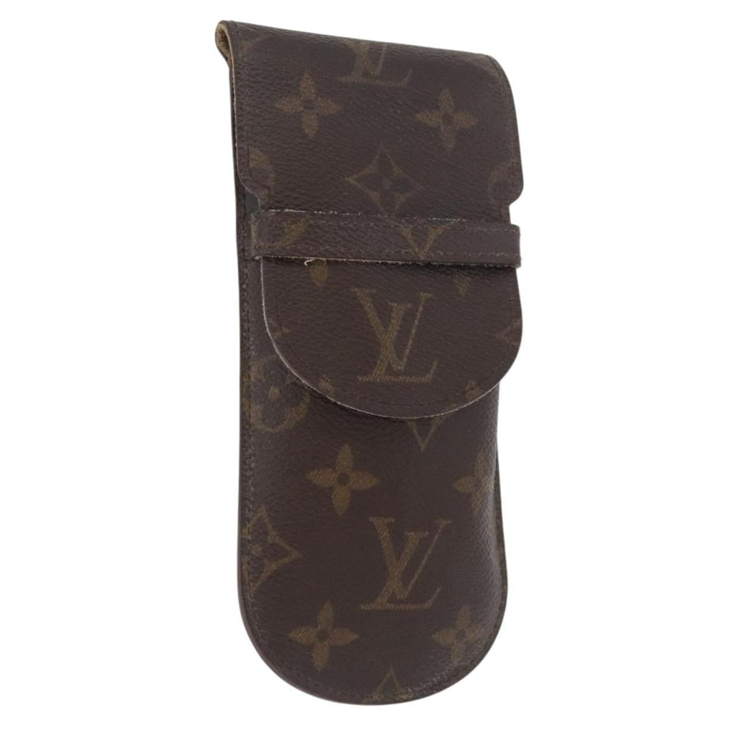 Louis Vuitton Etui À Lunette Canvas Brown Canvas Wallets Accessory (Pre-Owned)