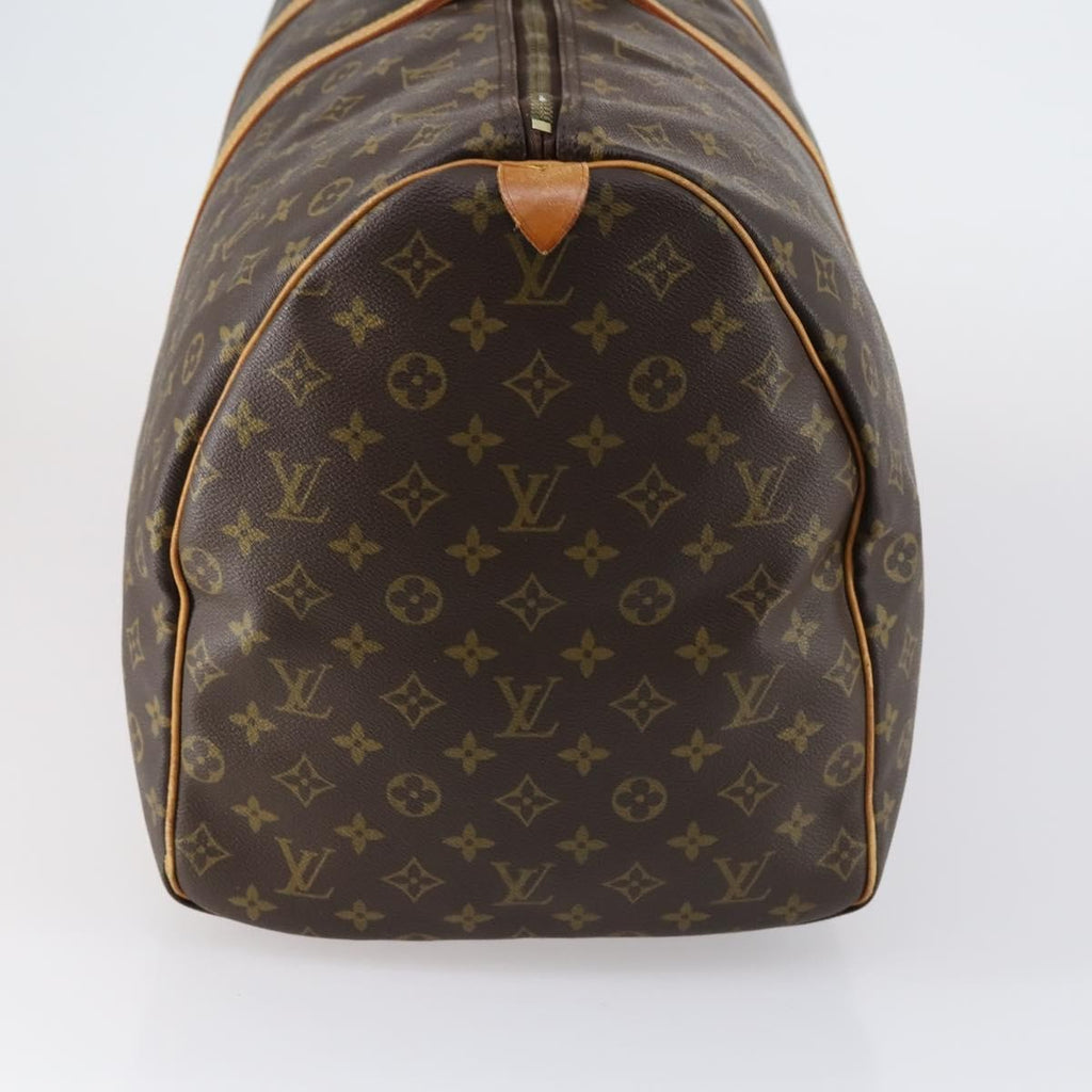 Louis Vuitton Keepall Bag Monogram Canvas Brown Canvas Travel Bag Bag (Pre-Owned)