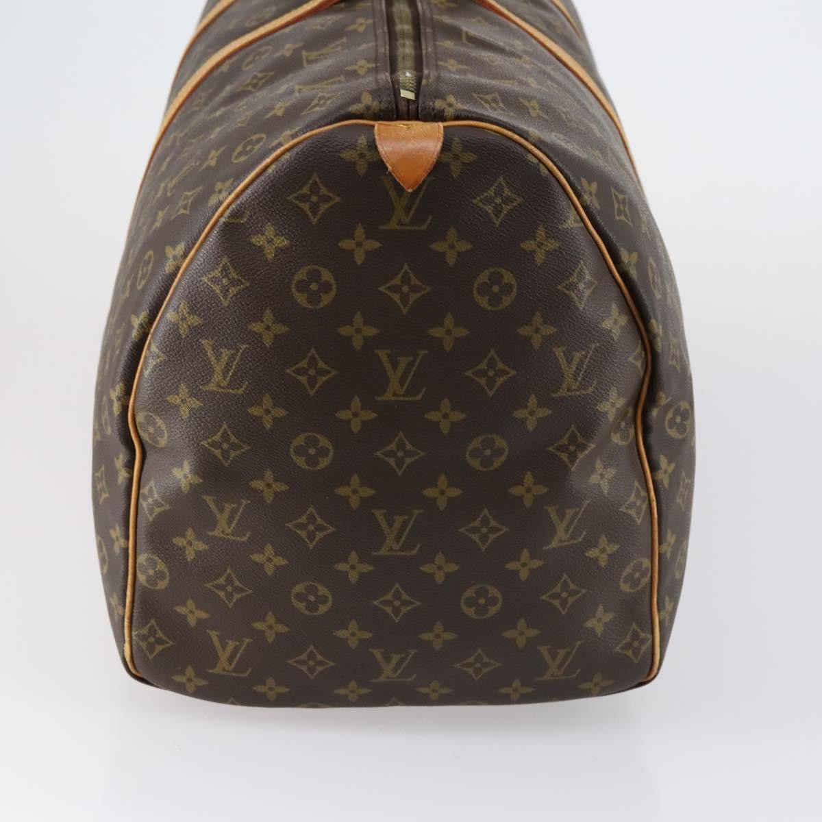 Louis Vuitton Keepall Bag Monogram Canvas Brown Canvas Travel Bag Bag (Pre-Owned)