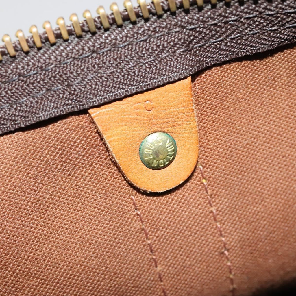 Louis Vuitton Keepall Bag Monogram Canvas Brown Canvas Travel Bag Bag (Pre-Owned)
