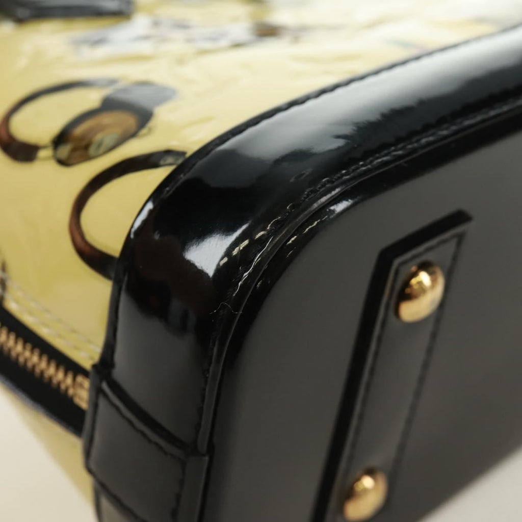 Louis Vuitton Alma Handbag Limited Edition Stickers Monogram Vernis Multicolour Patent_Leather Handbag (Pre-Owned)