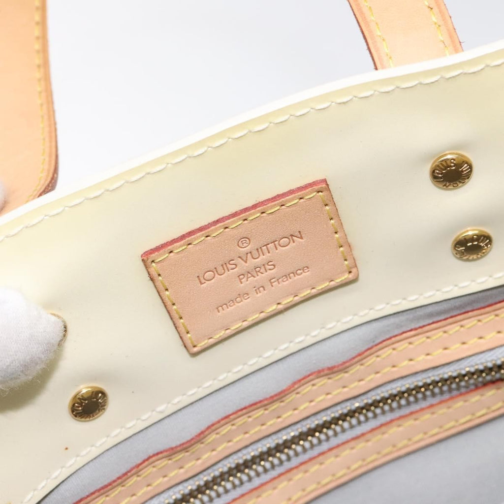 Louis Vuitton Reade Handbag Monogram Vernis Beige Patent_Leather Bag (Pre-Owned)