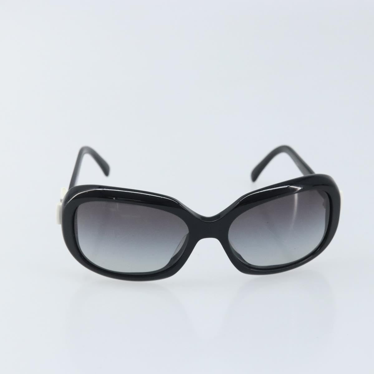 Chanel Logo Cc Sunglasses Plastic Black Plastic Sunglasse Accessory (Pre-Owned)