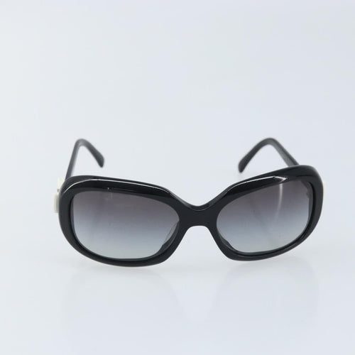Chanel Logo Cc Sunglasses Plastic Black Plastic Sunglasse Accessory (Pre-Owned)