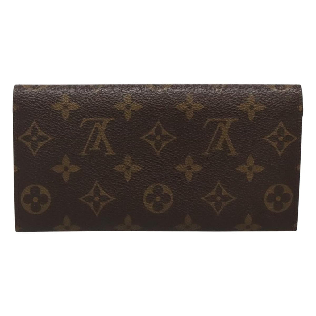 Louis Vuitton Emilie Wallet Monogram Canvas Red Canvas Wallets Accessory (Pre-Owned)