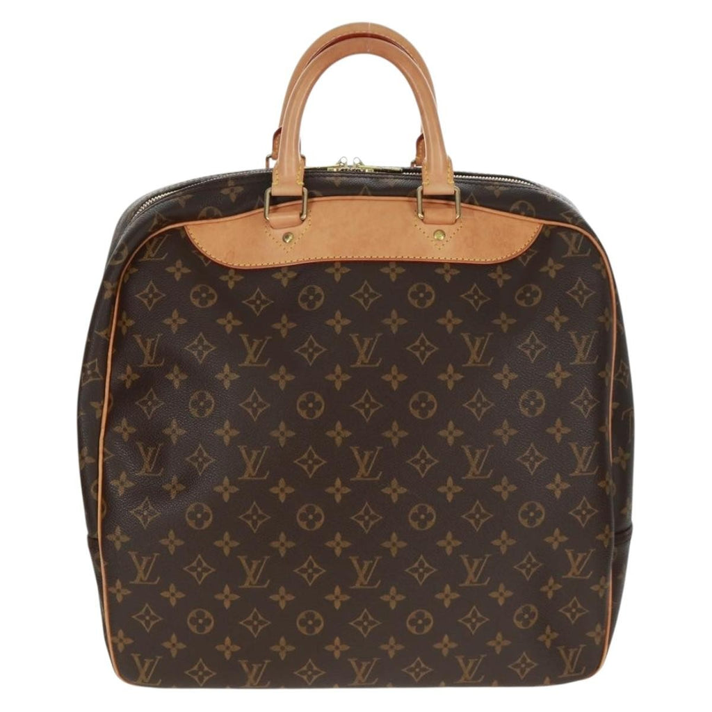 Louis Vuitton Evasion Travel Bag Monogram Canvas Brown Canvas Travel Bag Bag (Pre-Owned)