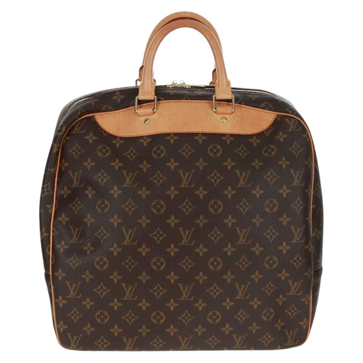 Louis Vuitton Evasion Travel Bag Monogram Canvas Brown Canvas Travel Bag Bag (Pre-Owned)