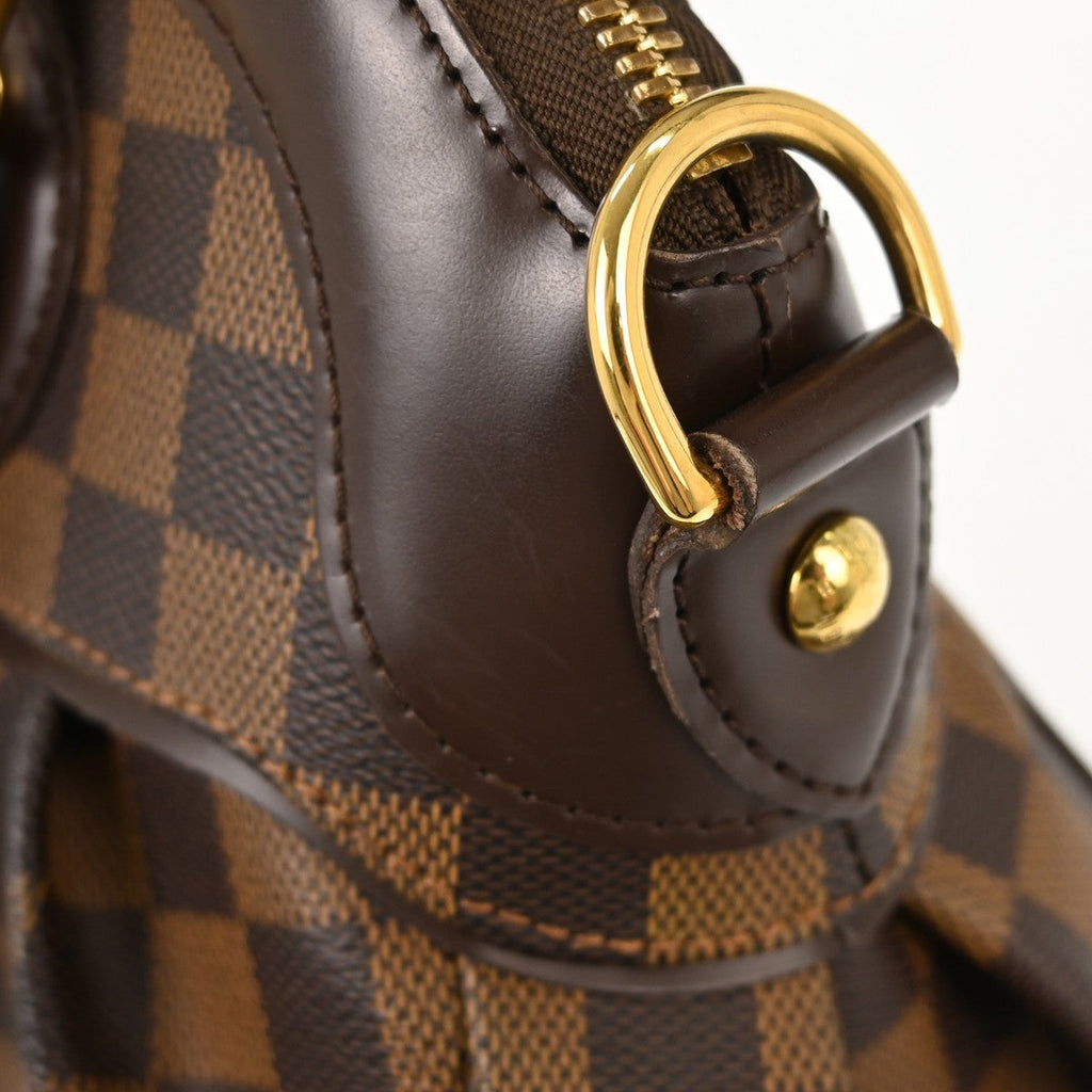 Louis Vuitton Trevi Handbag Damier Brown Canvas Handbag (Pre-Owned)