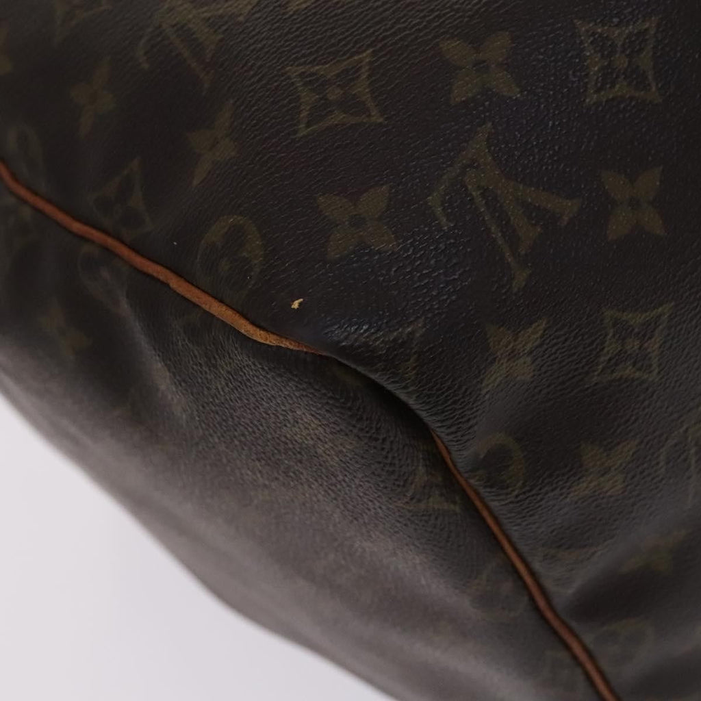 Louis Vuitton Keepall Bag Monogram Canvas Brown Canvas Travel Bag Bag (Pre-Owned)