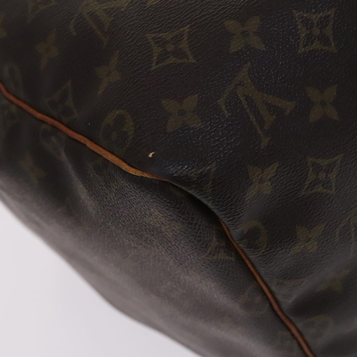 Louis Vuitton Keepall Bag Monogram Canvas Brown Canvas Travel Bag Bag (Pre-Owned)
