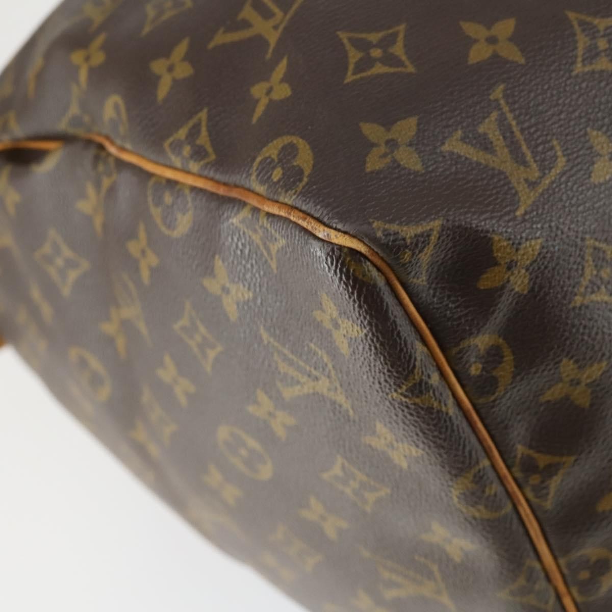 Louis Vuitton Keepall Bag Monogram Canvas Brown Canvas Travel Bag Bag (Pre-Owned)