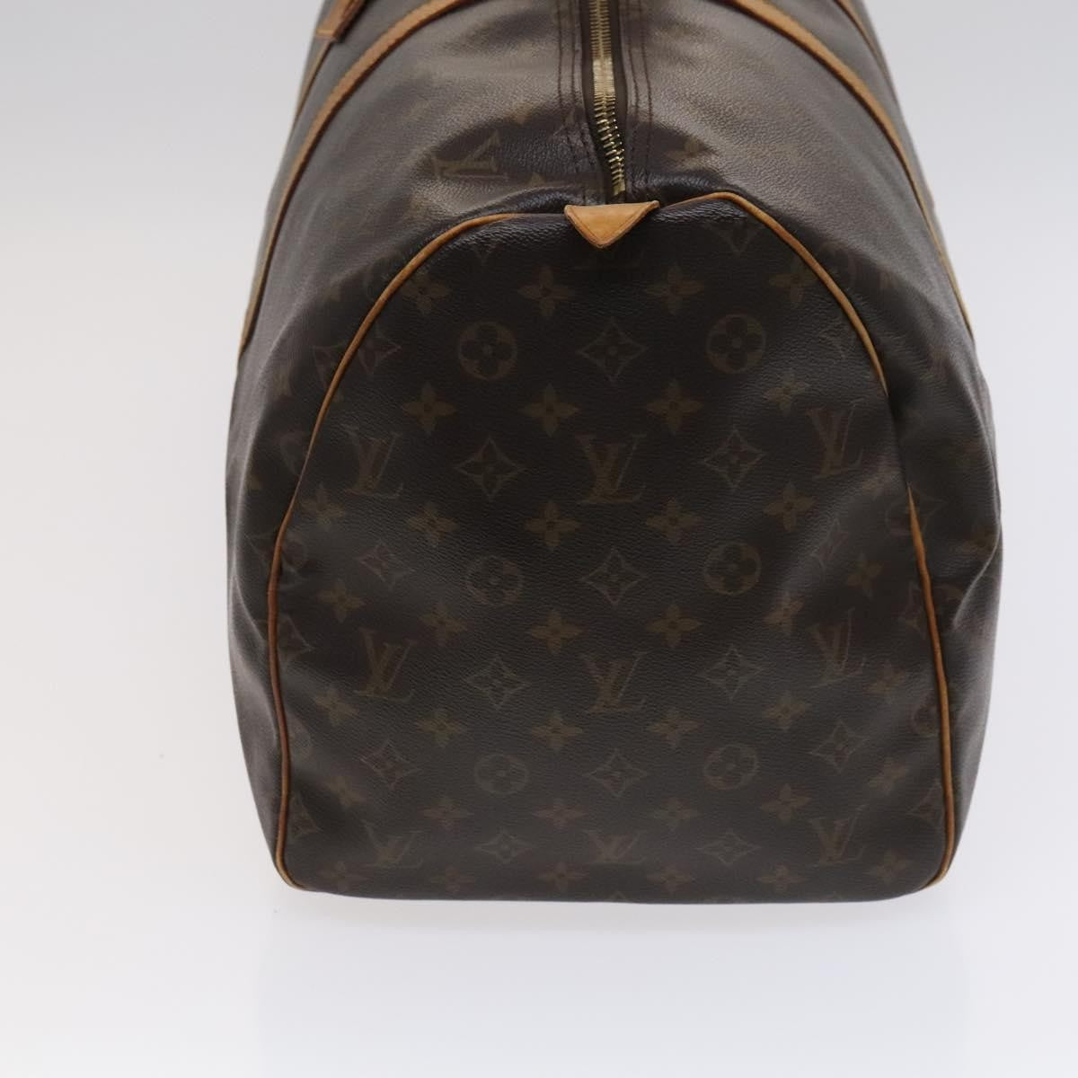 Louis Vuitton Keepall Bag Monogram Canvas Brown Canvas Travel Bag Bag (Pre-Owned)