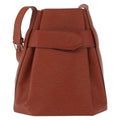 Louis Vuitton Vintage Sac D'epaule Handbag Epi Leather Brown Leather Shoulder Bag Bag (Pre-Owned)