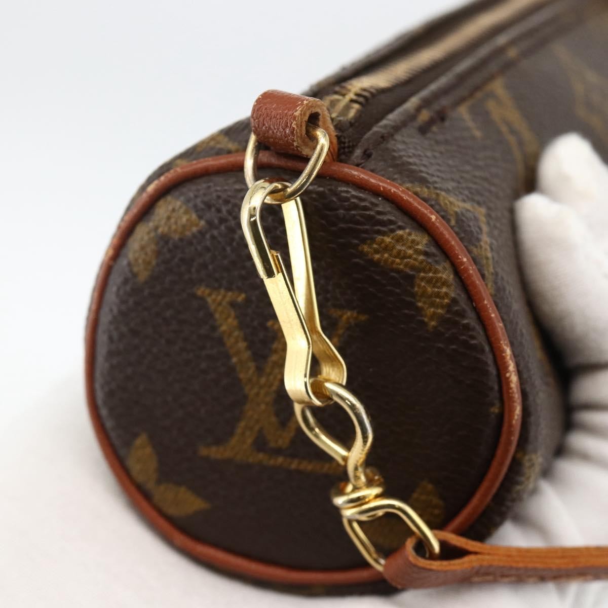 Louis Vuitton Papillon Pochette Monogram Canvas Brown Canvas Clutche & Pouche Bag (Pre-Owned)