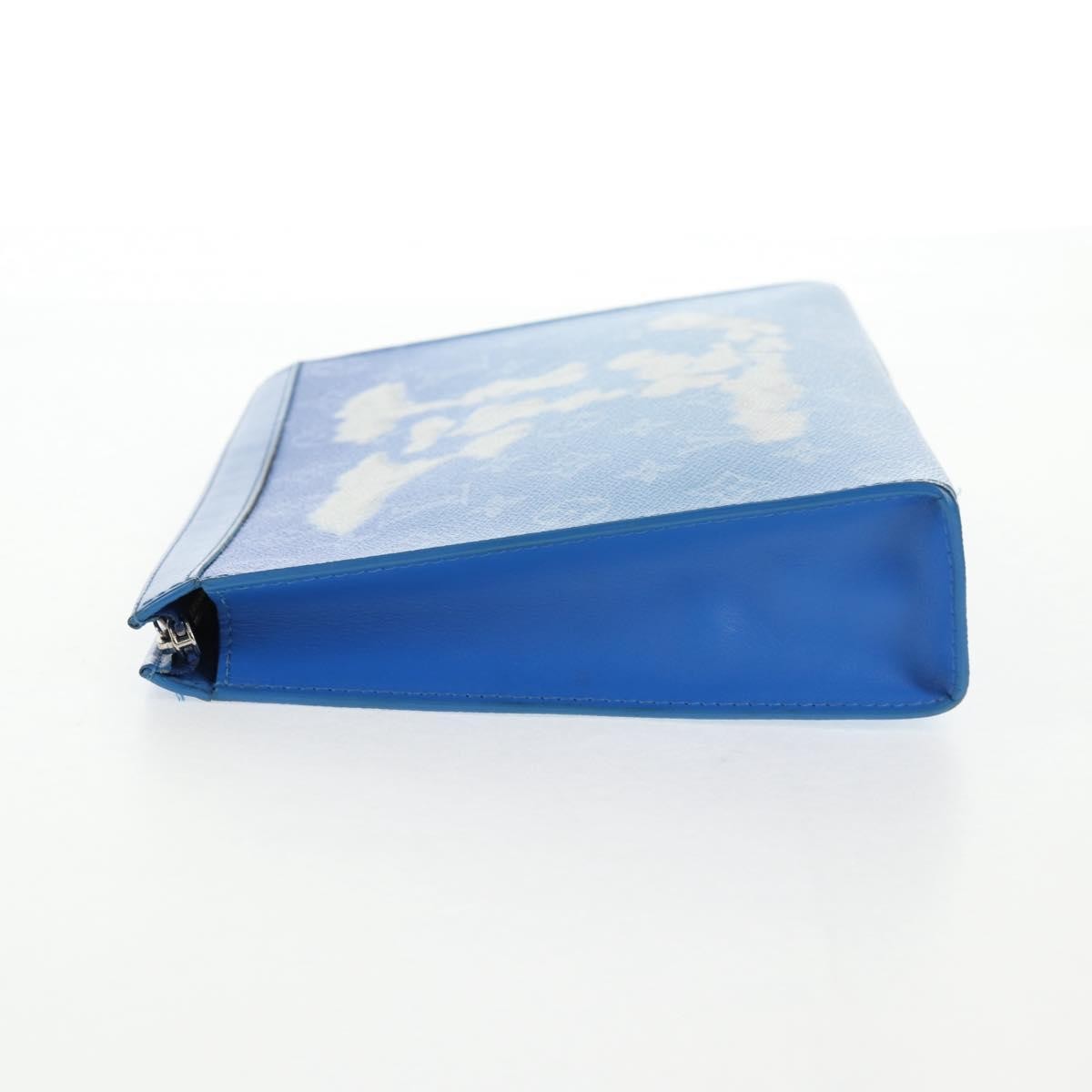 Louis Vuitton Pochette Voyage Limited Edition Monogram Clouds Blue Pvc Bag (Pre-Owned)